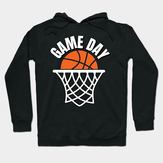 Game Day Basketball Lover Basketball Player Funny Basketball Hoodie by smartrocket